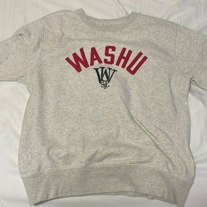 Washington University college sweatshirt
